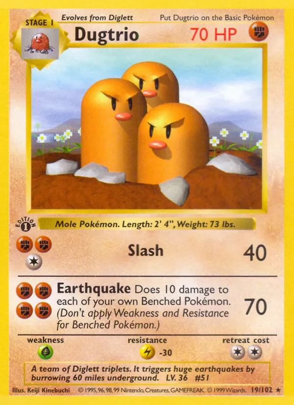 Dugtrio #19/102