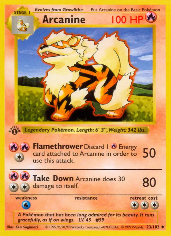Arcanine #23/102