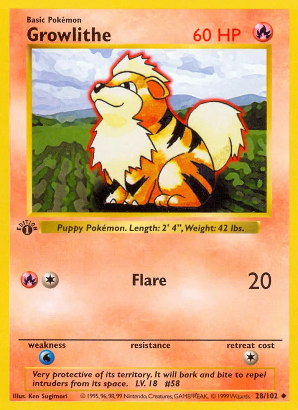 Growlithe #28/102