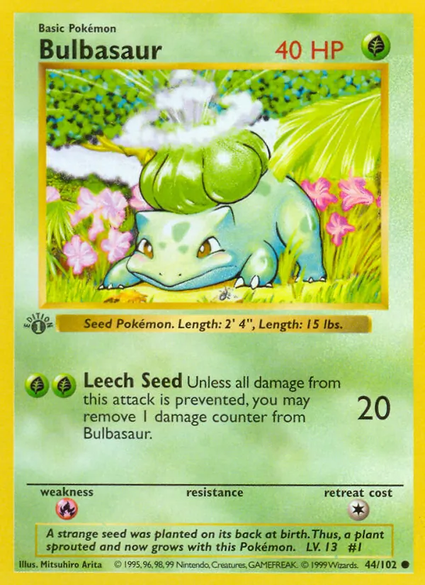 Bulbasaur #44/102