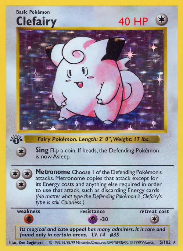 Clefairy #5/102