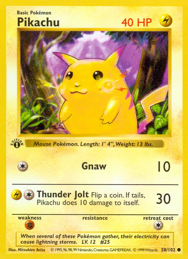 Pikachu #58/102