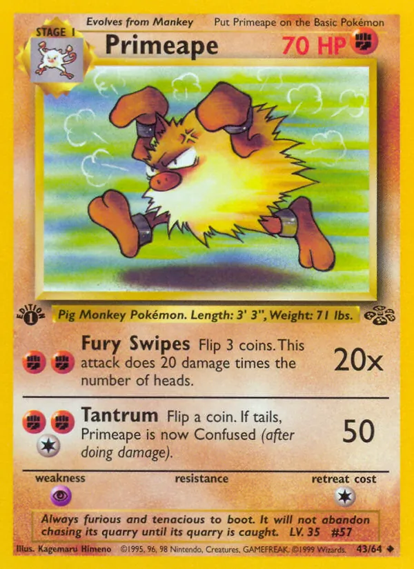 Primeape #43/64