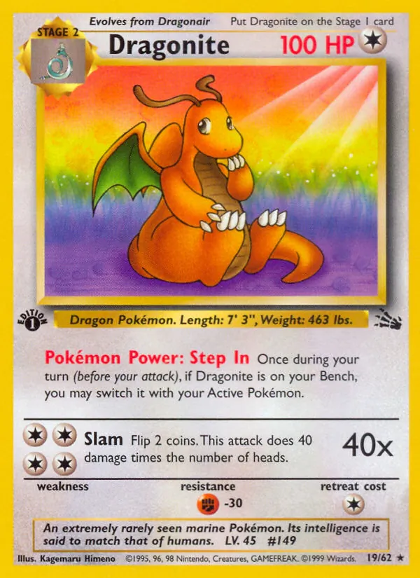 Dragonite #19/62