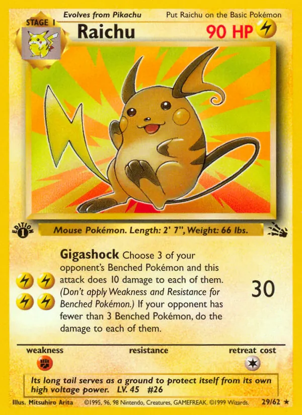 Raichu #29/62