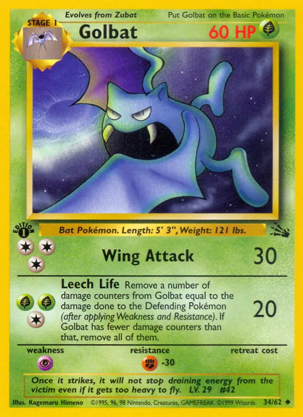Golbat #34/62