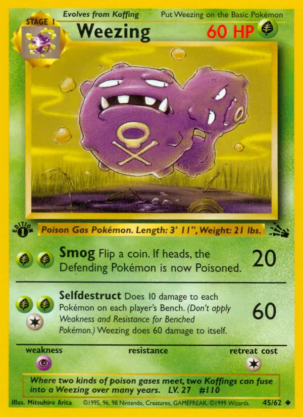 Weezing #45/62