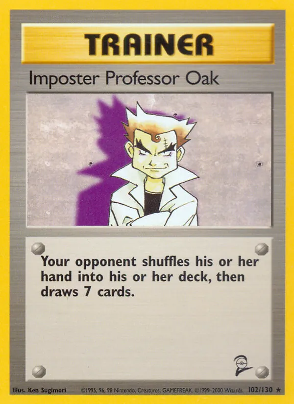 Impostor Professor Oak #102/130