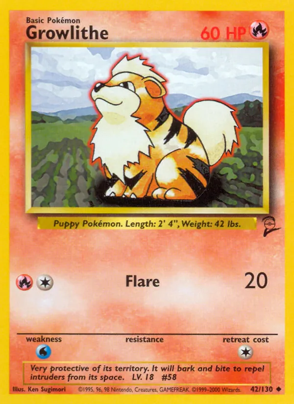 Growlithe #42/130