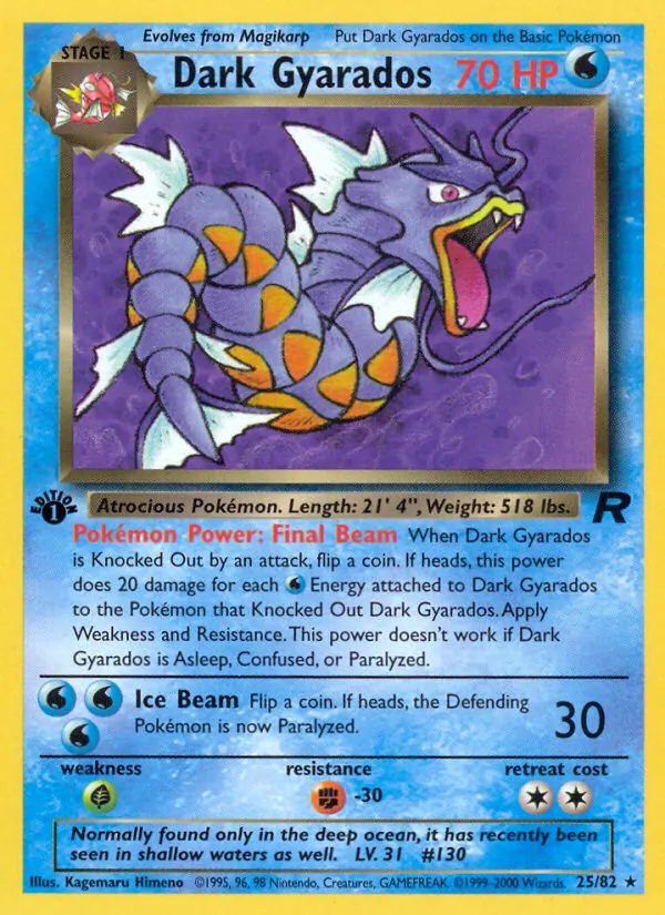 Dark Gyarados #25/82