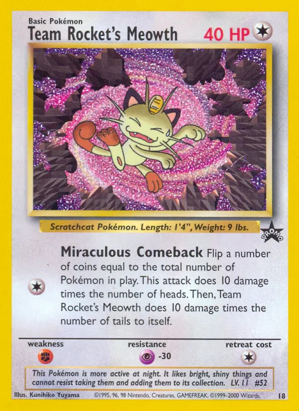 Team Rocket's Meowth #18/53