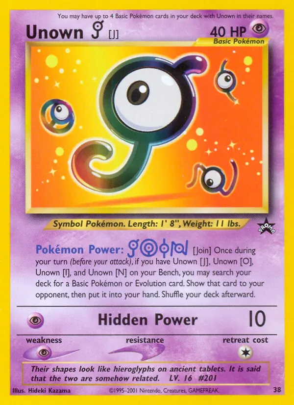 Unown [J] #38/53