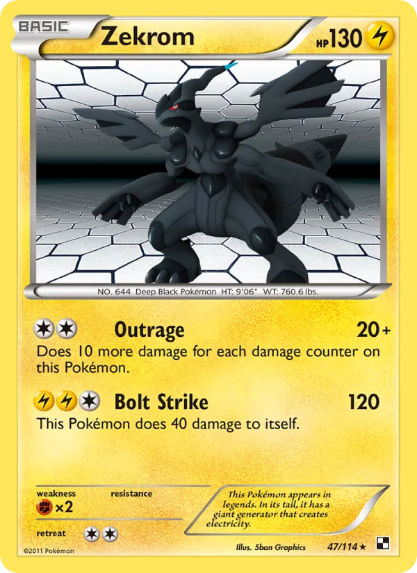 Zekrom #47/114