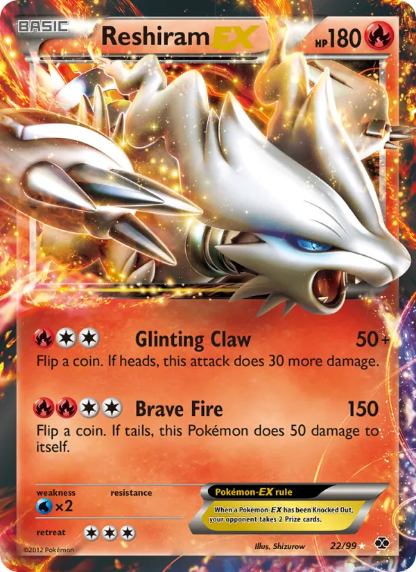 Reshiram-EX #22/99