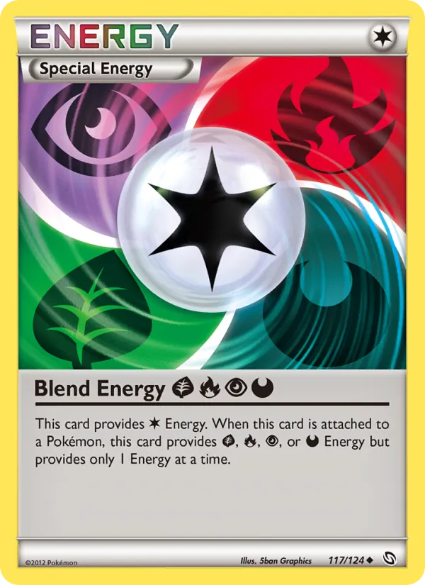 Blend Energy Grass Fire Psychic Darkness #117/124