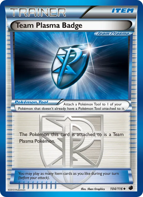 Team Plasma Badge #104/116