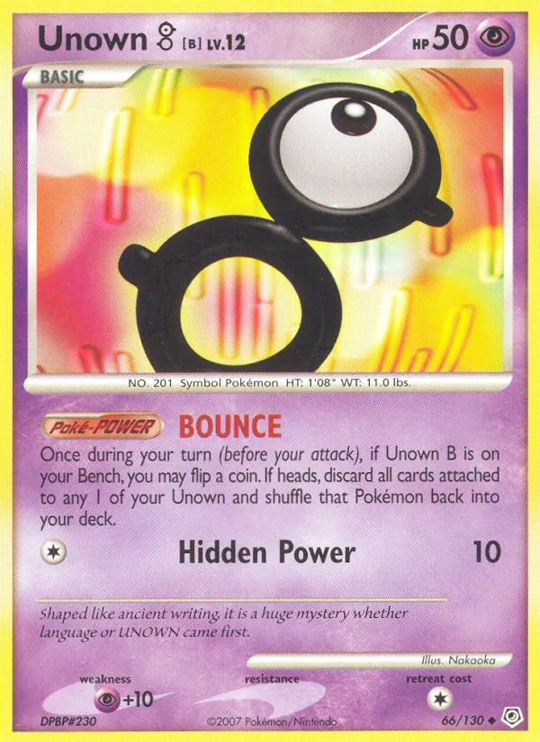 Unown B #66/130