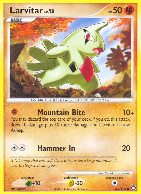 Larvitar #87/123
