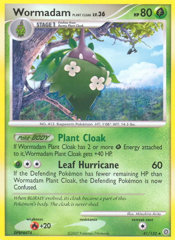 Wormadam Plant Cloak #41/132