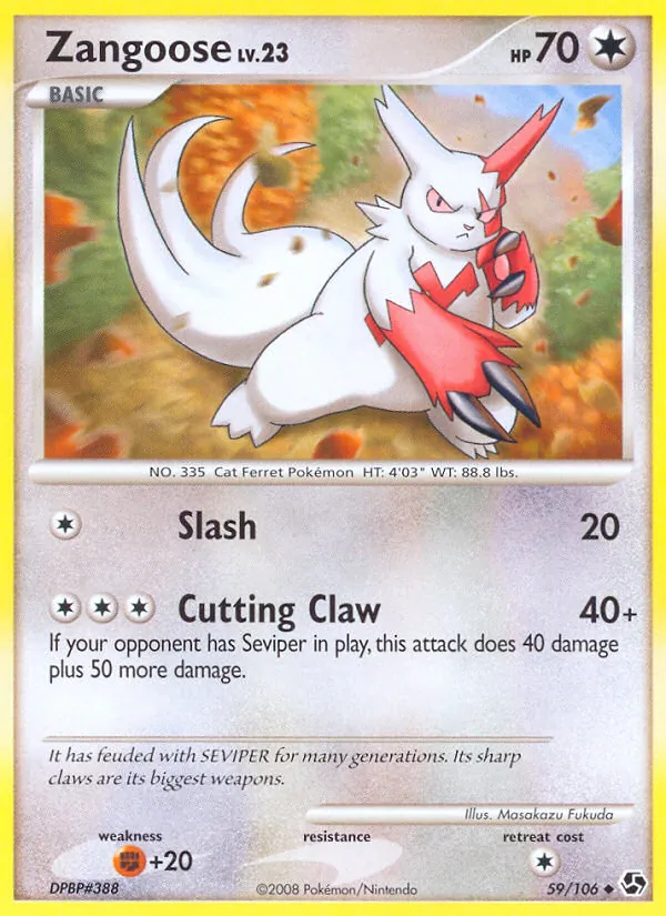 Zangoose #59/106