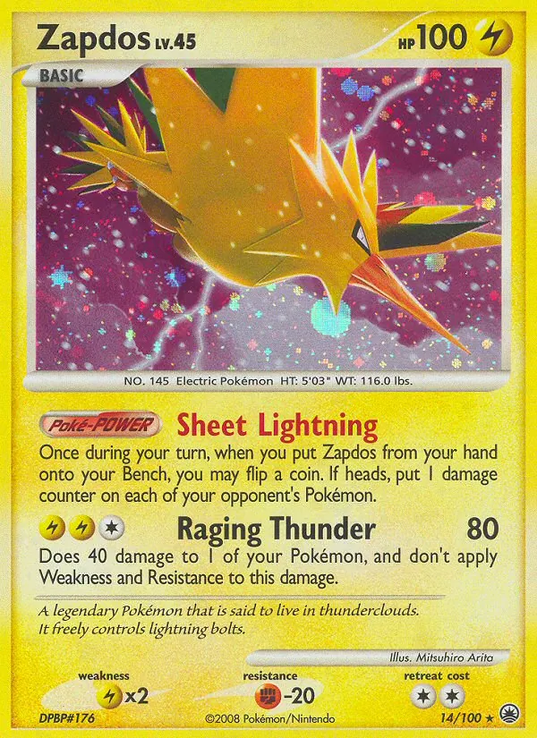 Zapdos #14/100