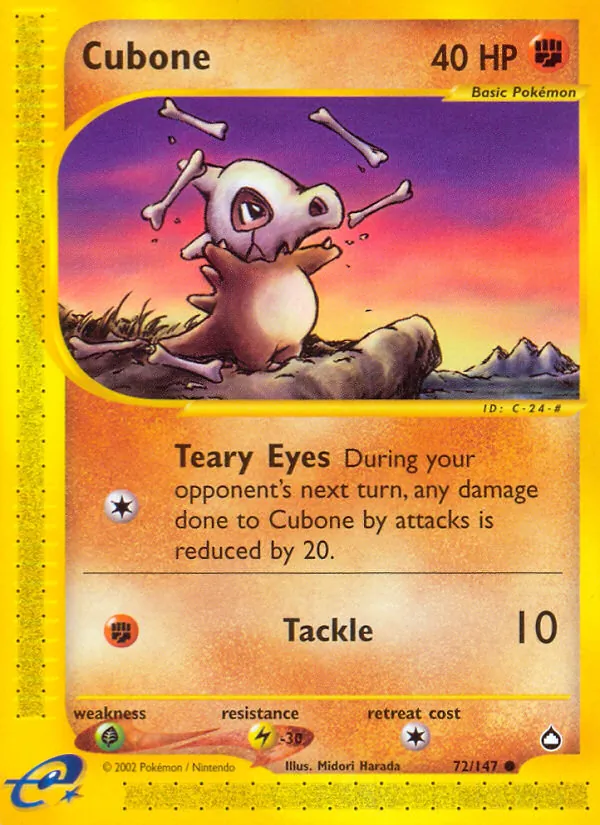 Cubone #72/147
