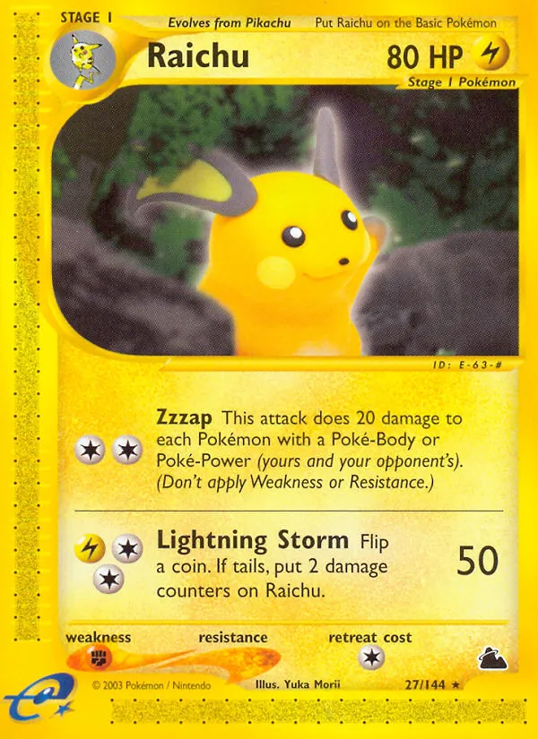 Raichu #27/144