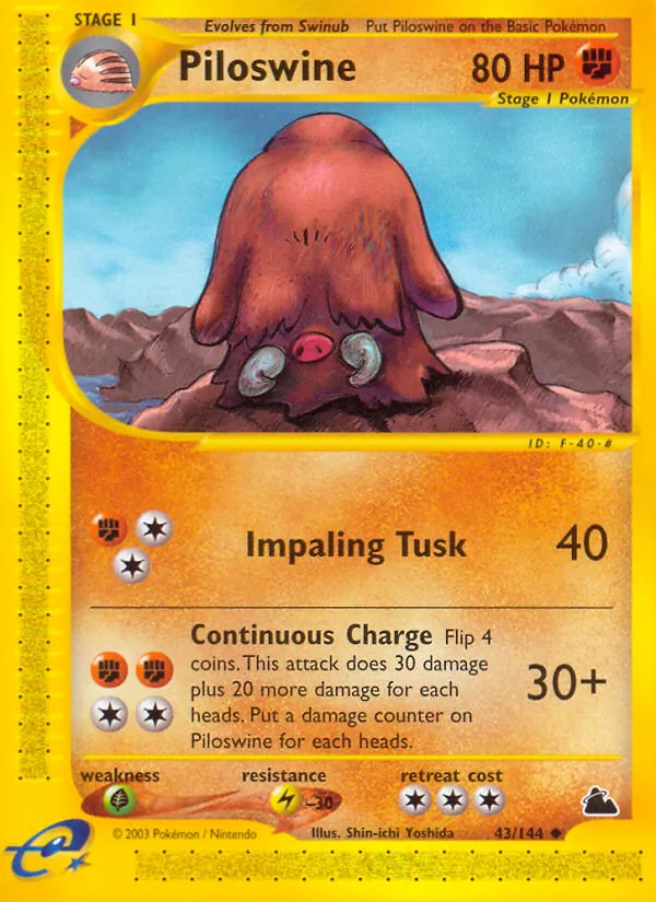 Piloswine #43/144