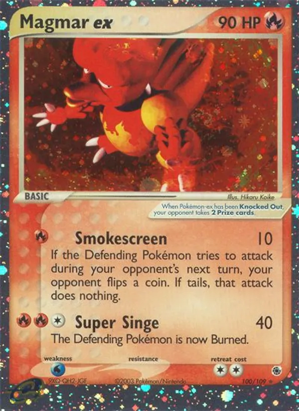 Magmar ex #100/109