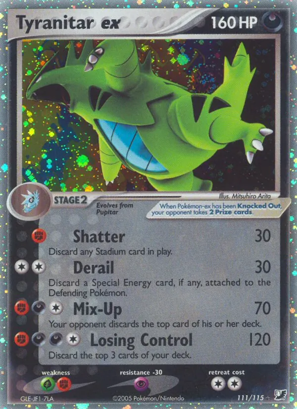 Tyranitar ex #111/115