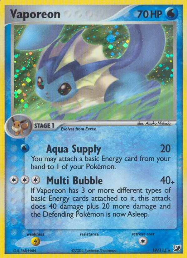 Vaporeon #19/115