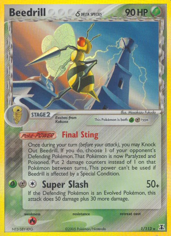 Beedrill δ #1/113