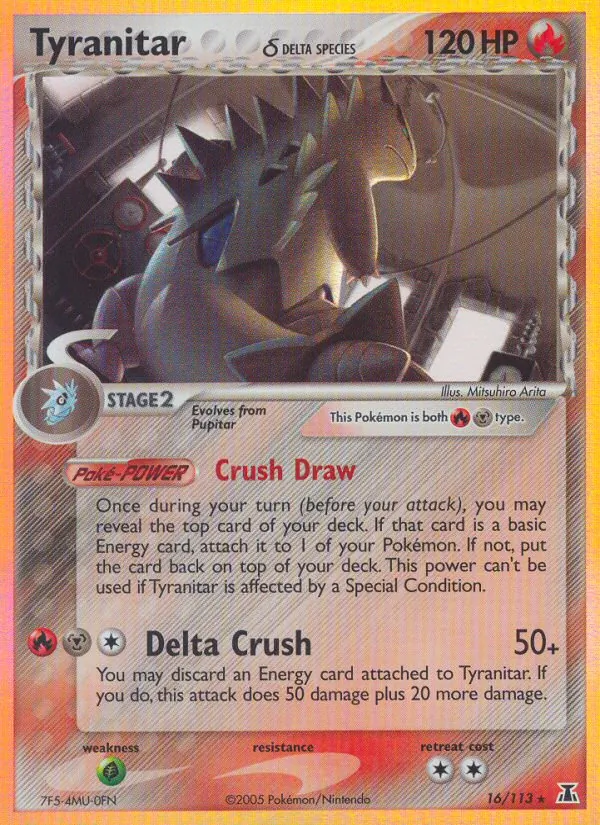 Tyranitar δ #16/113