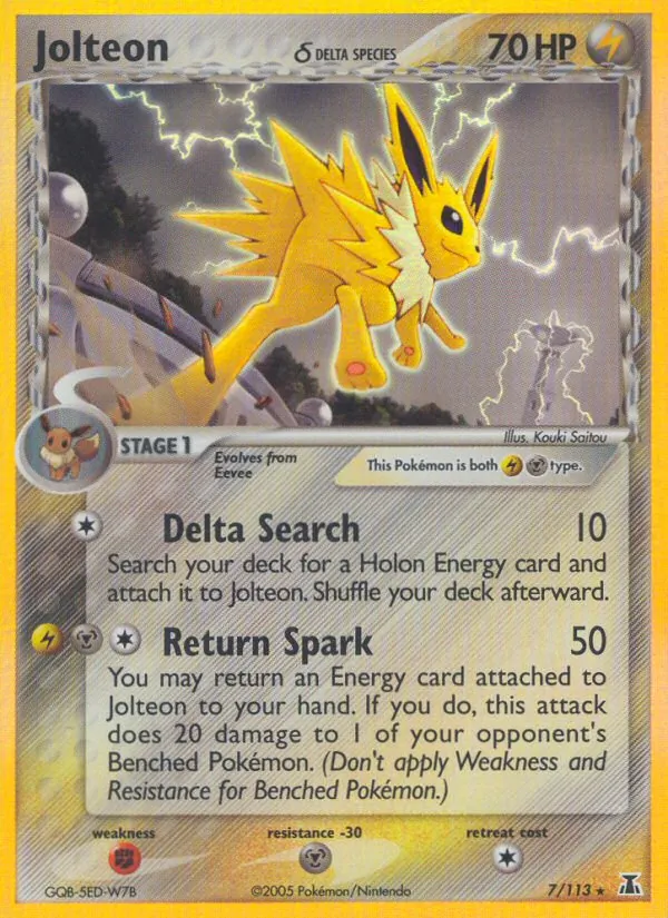 Jolteon δ #7/113