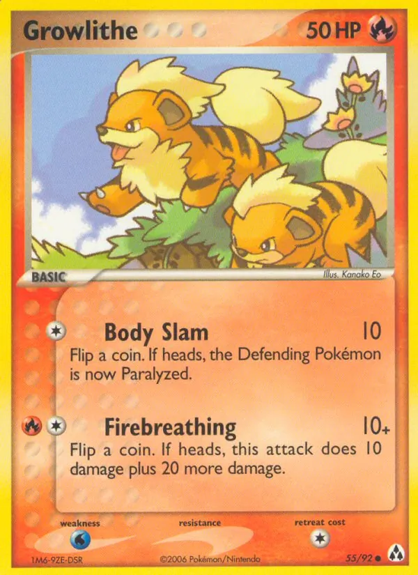 Growlithe #55/92