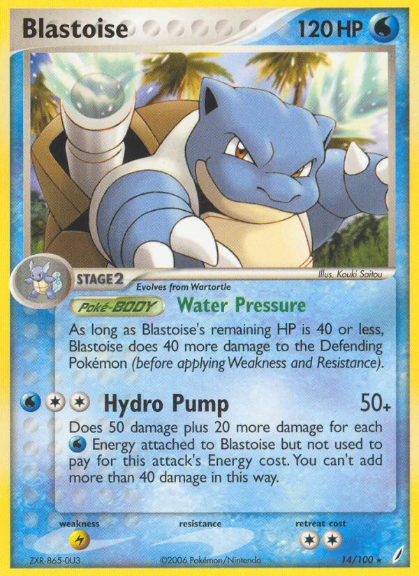 Blastoise #14/100