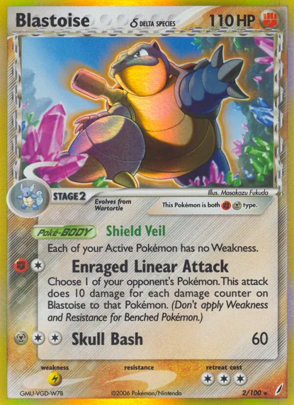 Blastoise δ #2/100