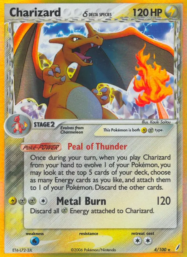 Charizard δ #4/100