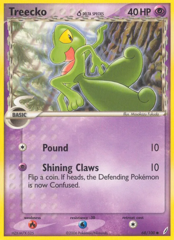 Treecko δ #68/100