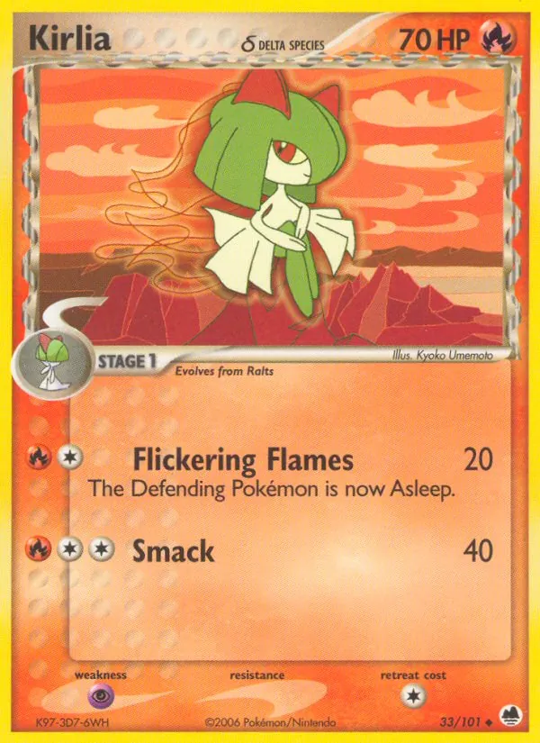 Kirlia δ #33/101