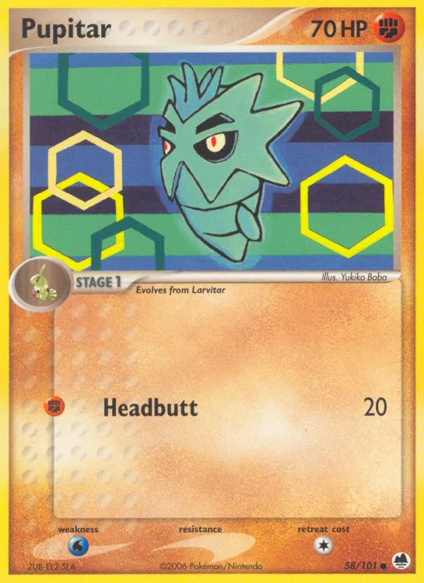 Pupitar #58/101