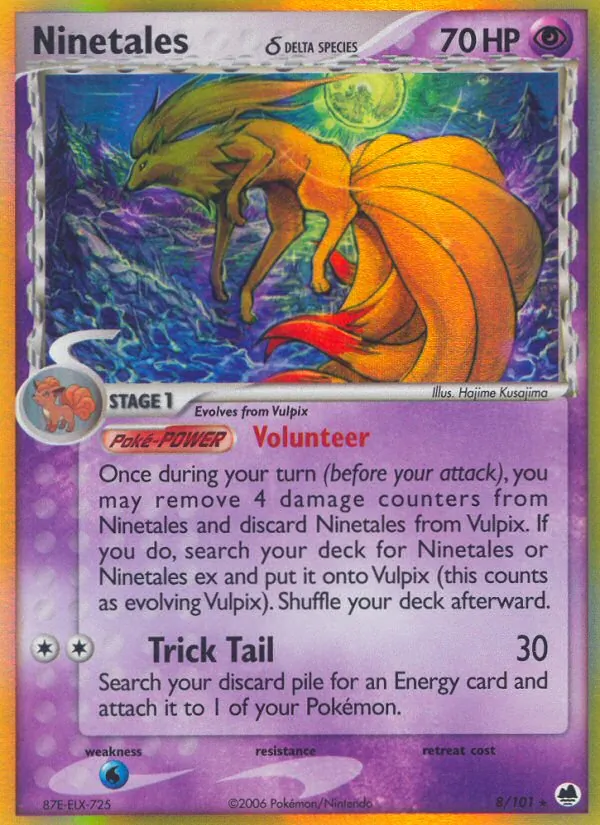 Ninetales δ #8/101