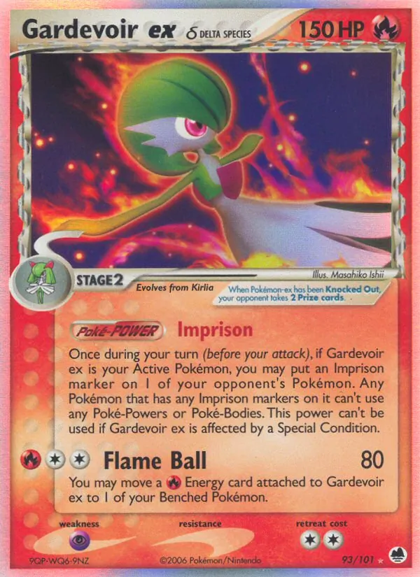 Gardevoir ex δ #93/101