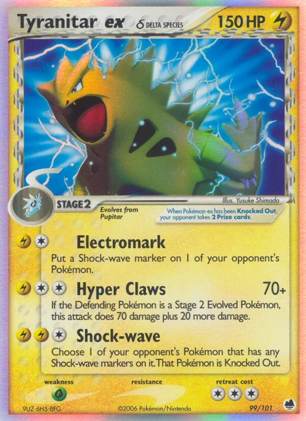 Tyranitar ex δ #99/101