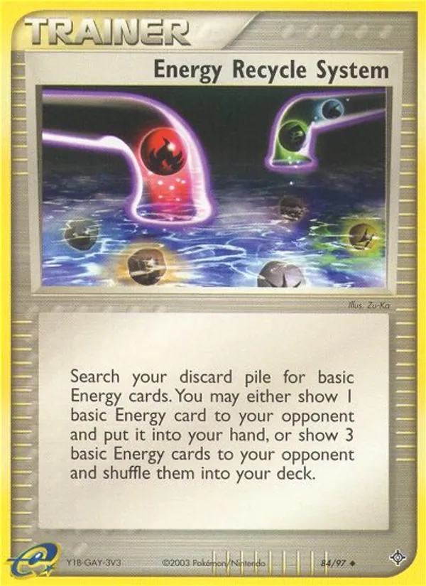Energy Recycle System #84/97