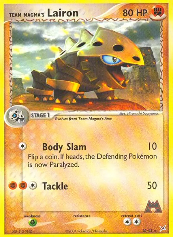 Team Magma's Lairon #20/95
