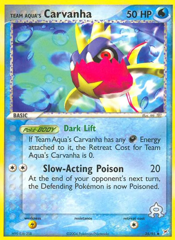 Team Aqua's Carvanha #25/95