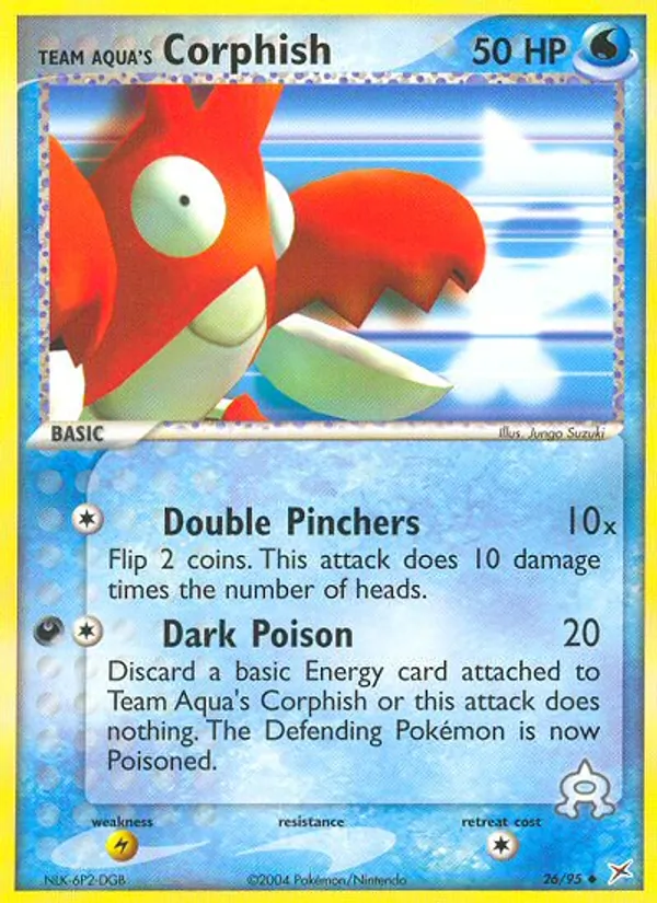 Team Aqua's Corphish #26/95