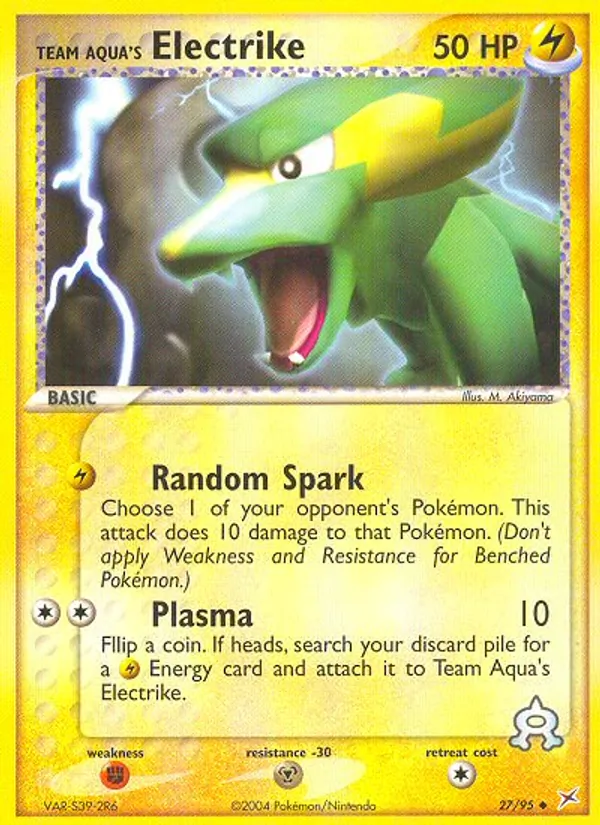 Team Aqua's Electrike #27/95