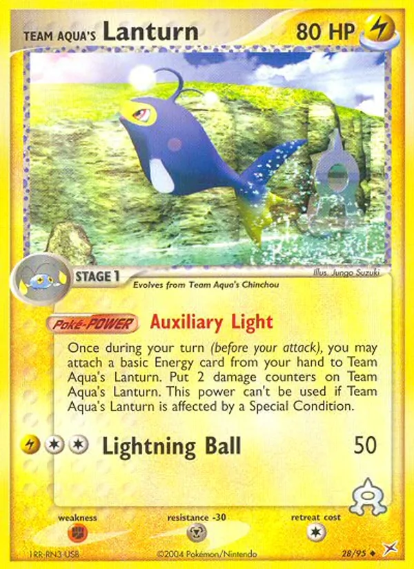 Team Aqua's Lanturn #28/95